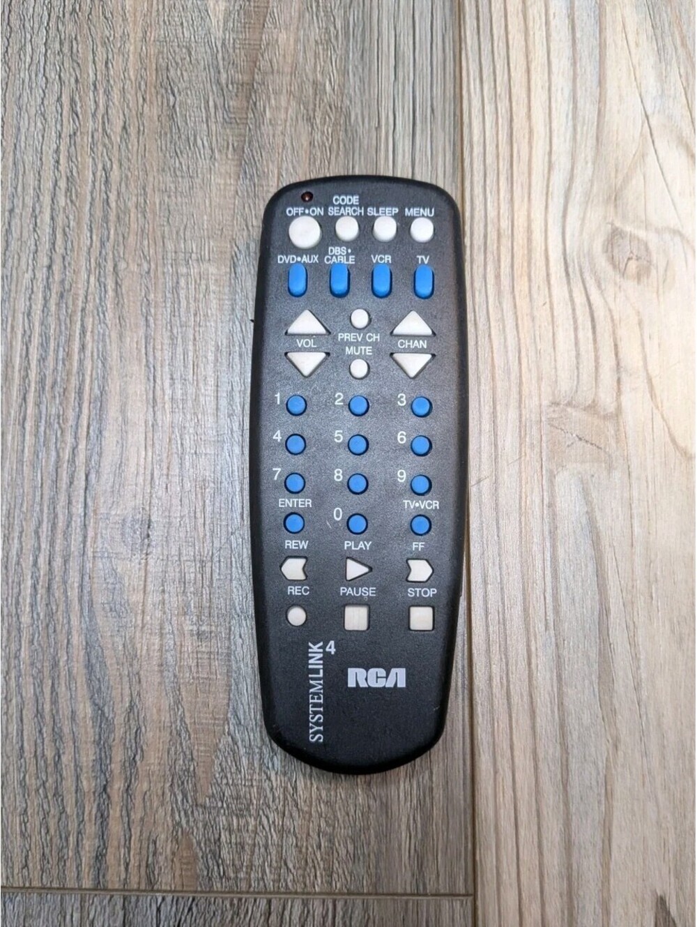 RCA Systemlink 4 Universal Satellite TV Remote Control 1M4R Black Tested